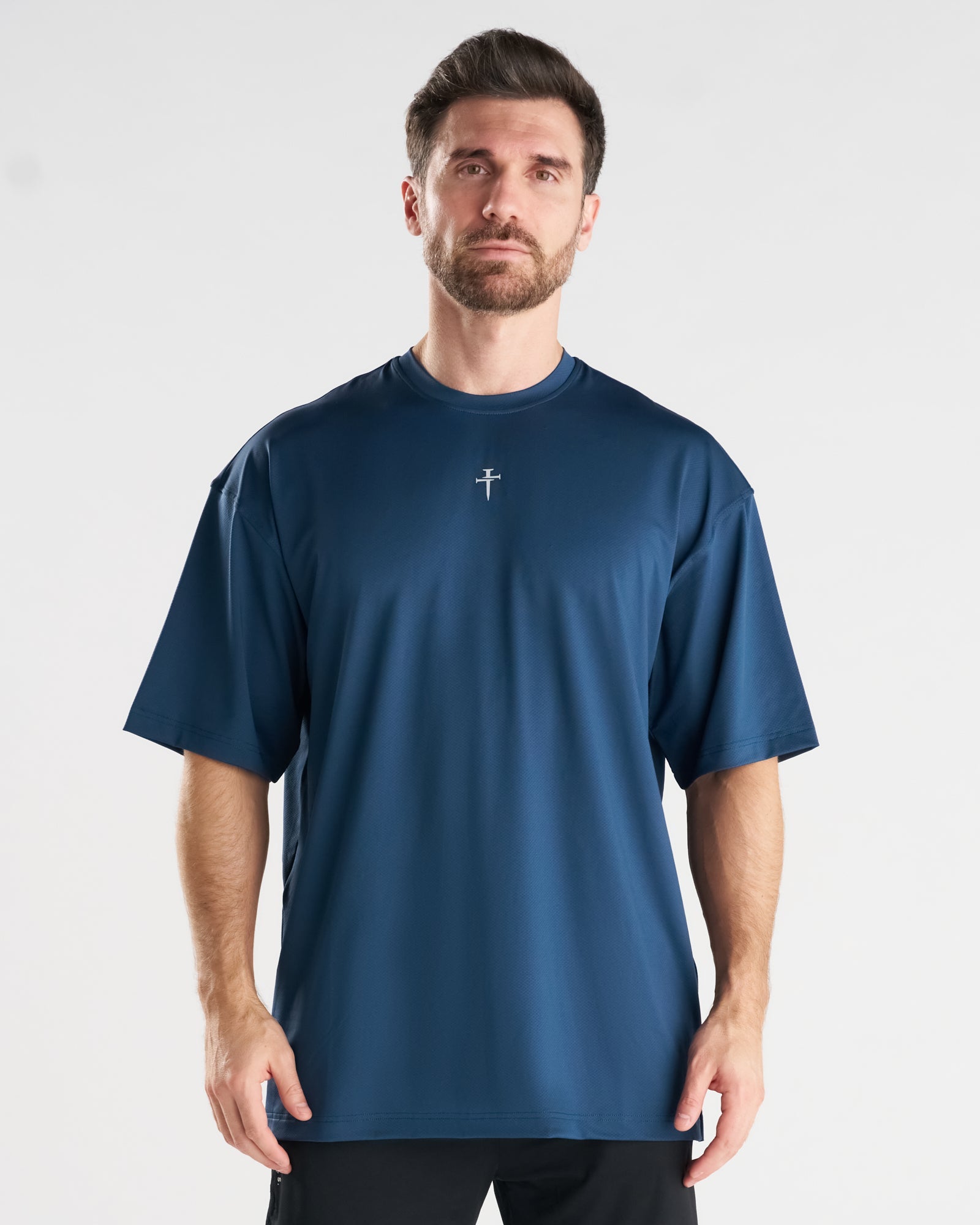 Pro-Tech Oversized Tee - Midnight Navy