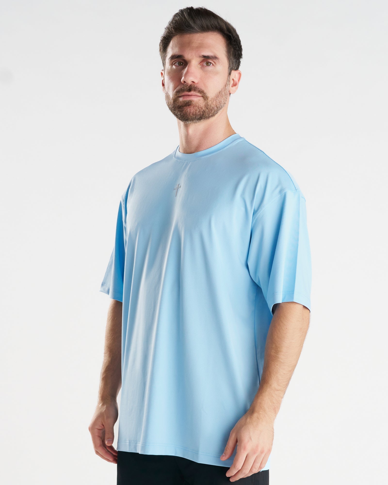 Pro-Tech Oversized Tee - Sky Blue