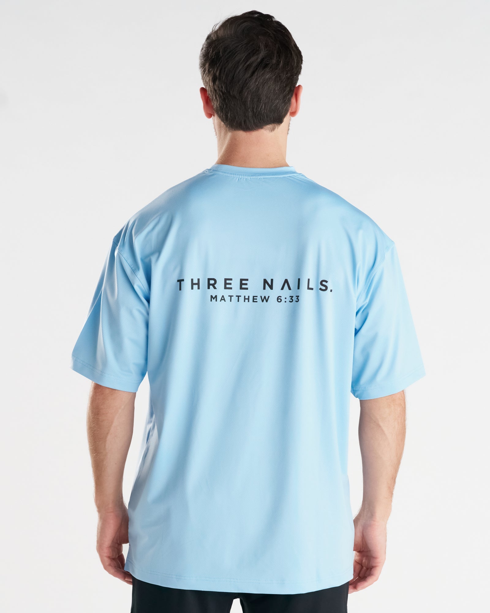 Pro-Tech Oversized Tee - Sky Blue