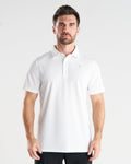 Vented Tech Polo - White