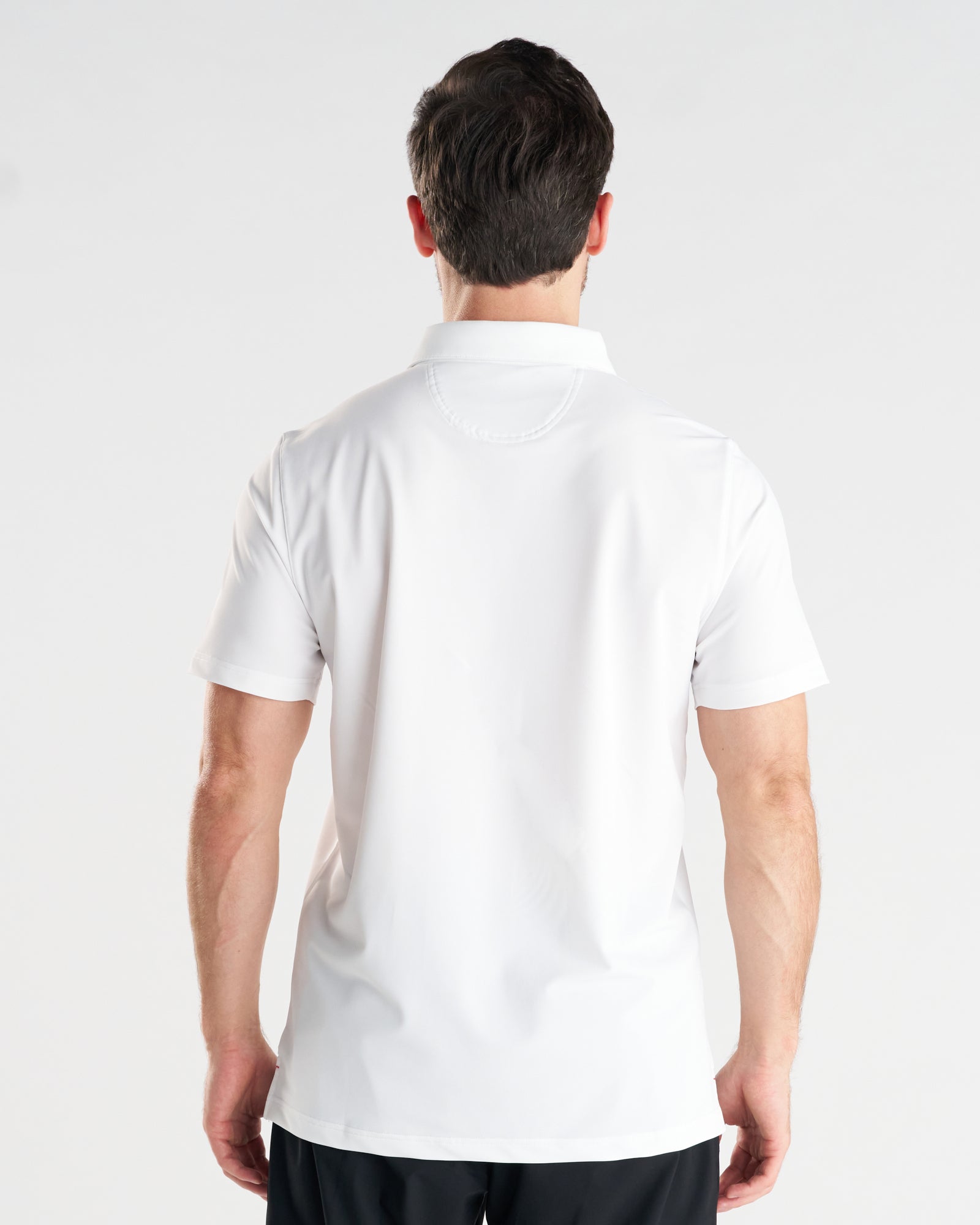 Vented Tech Polo - White