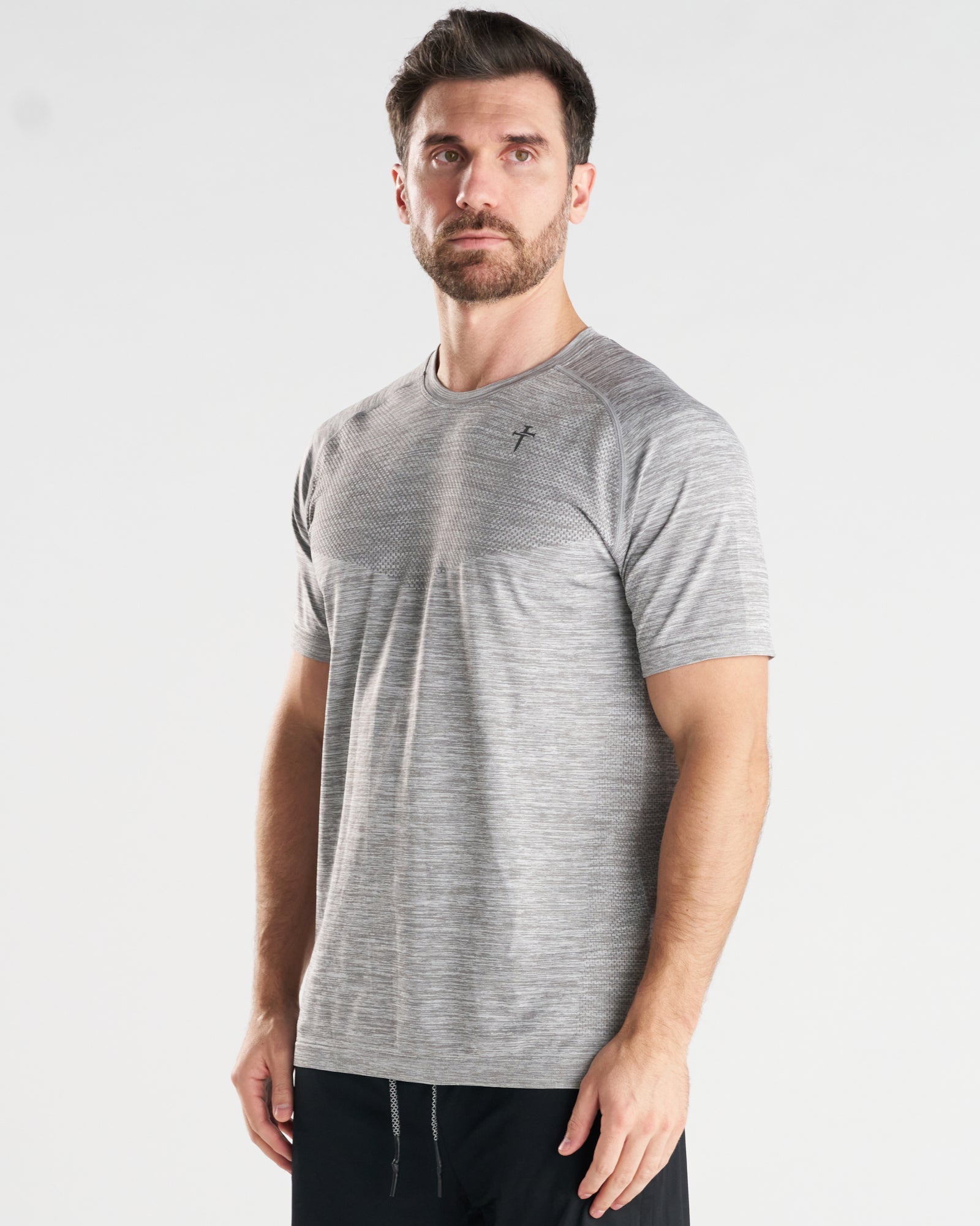 Seamless Tee - Grey Marl