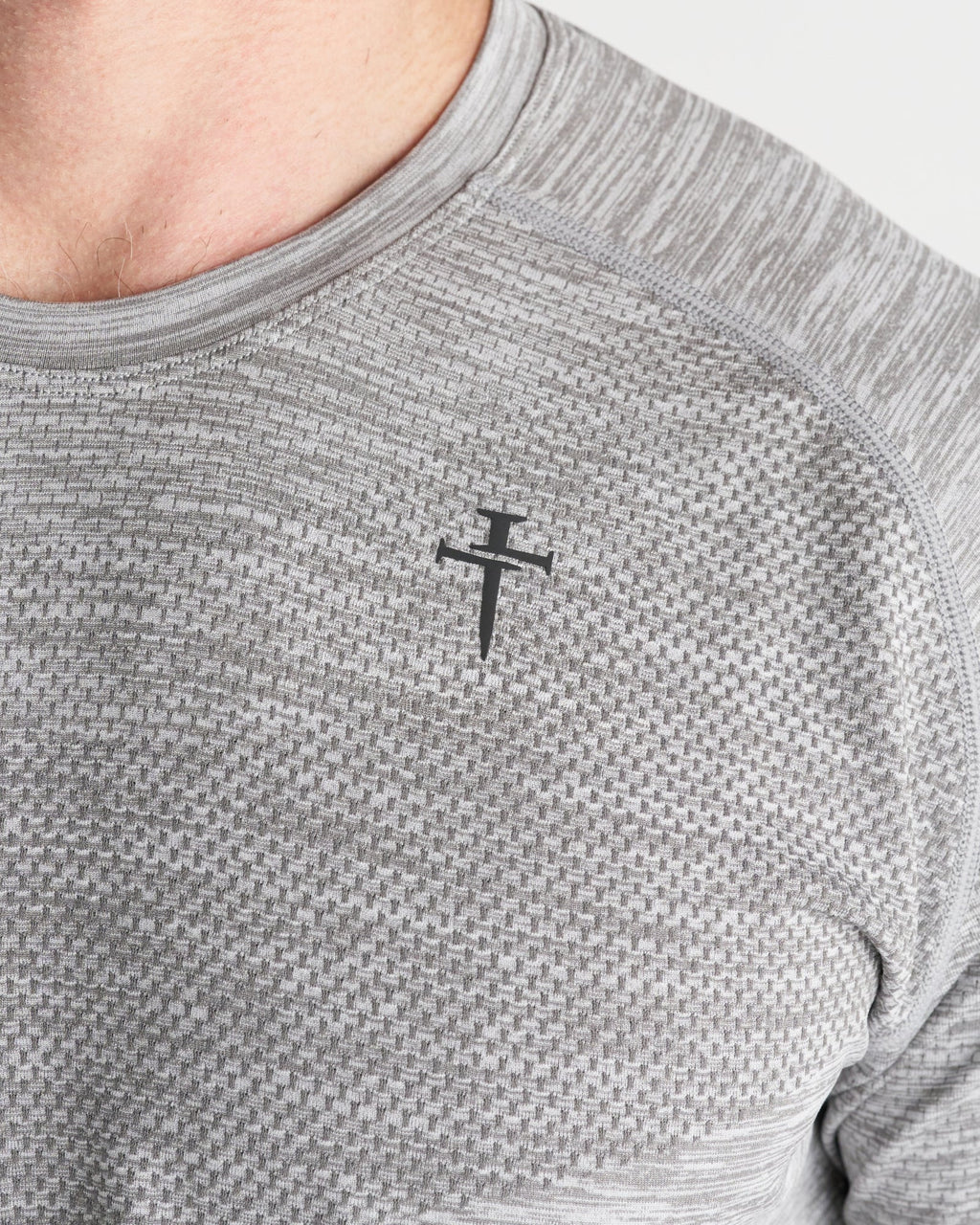 Seamless Tee - Grey Marl