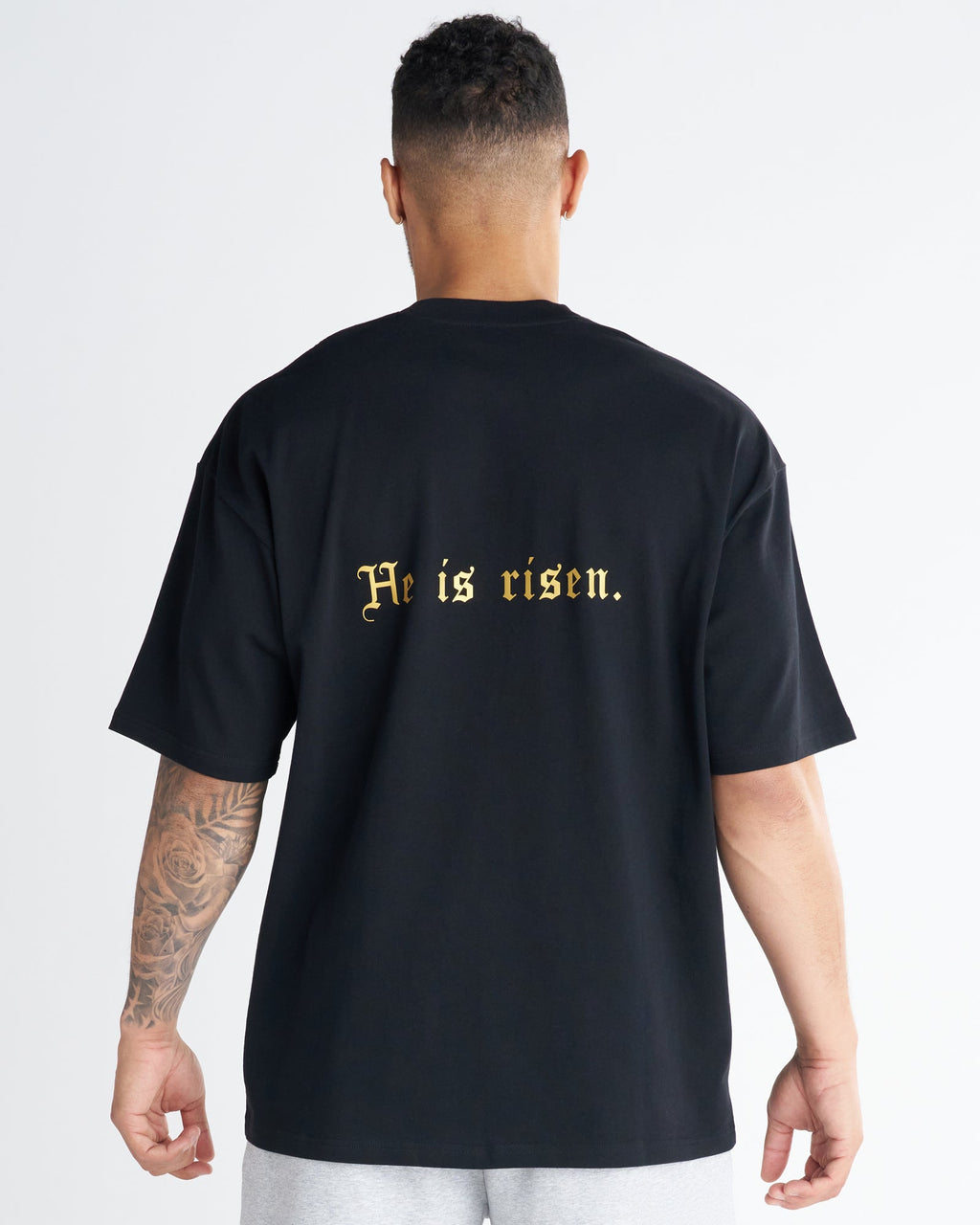 Heavyweight Cotton Oversized Tee - Risen