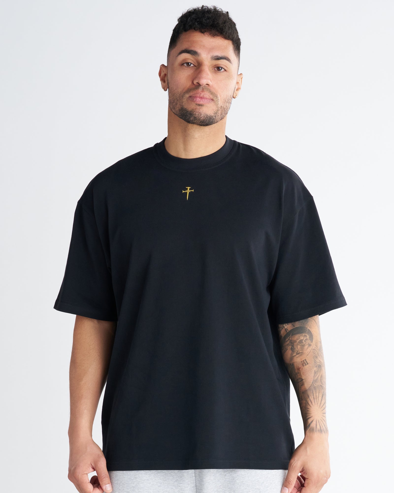 Heavyweight Cotton Oversized Tee - Risen