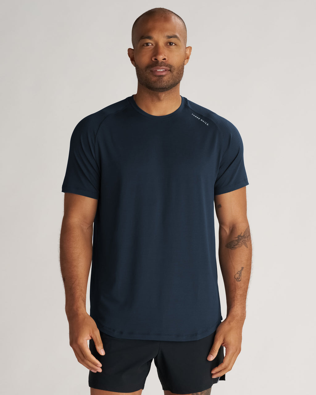 Aion-Lite™ Tee "Three Nails" - Midnight Navy