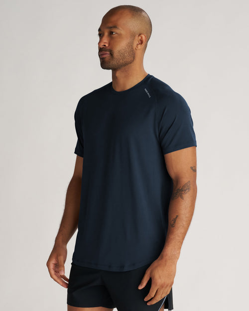 Aion-Lite™ Tee "Three Nails" - Midnight Navy