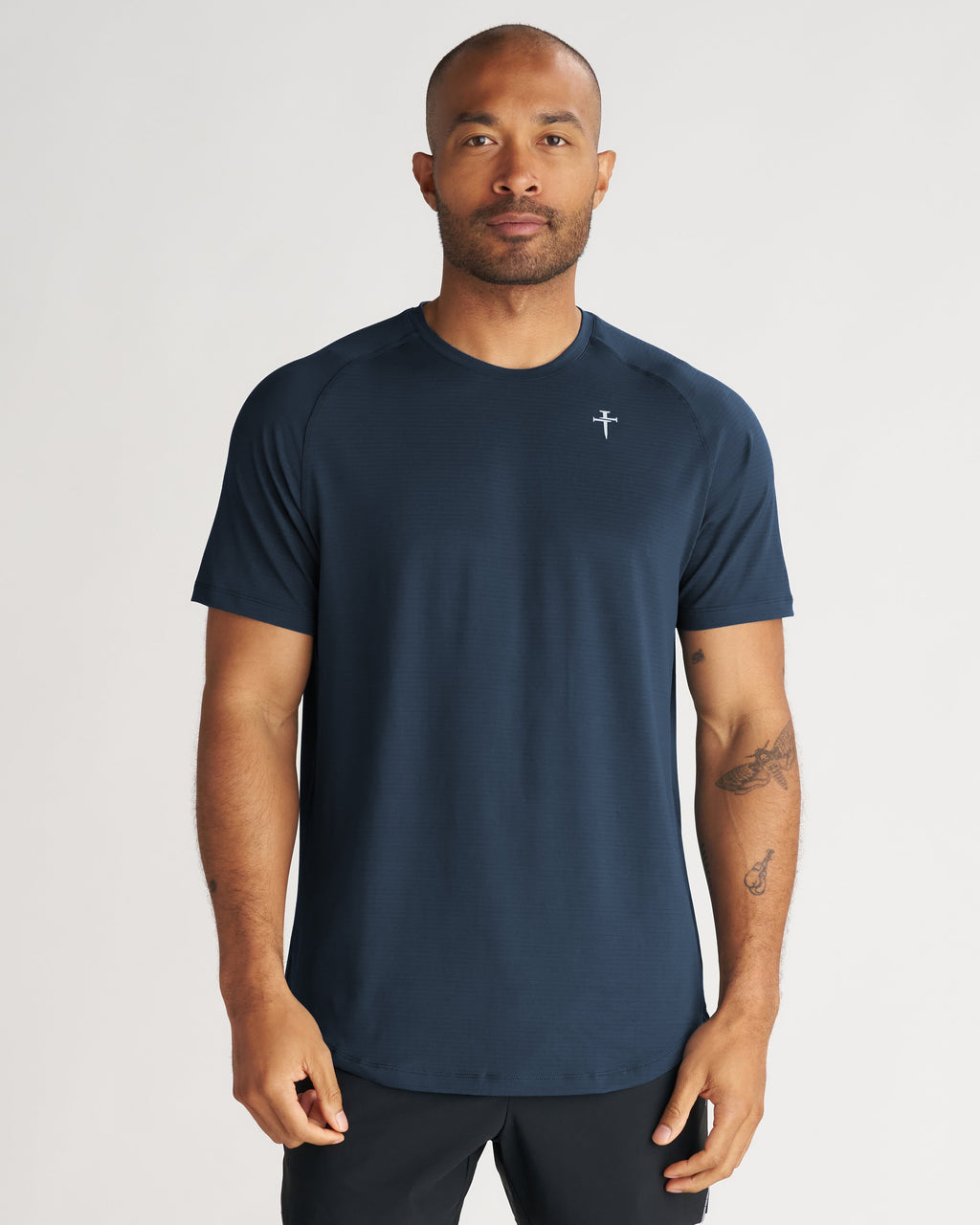 Aion-Lite™ Tee "Cross" - Midnight Navy