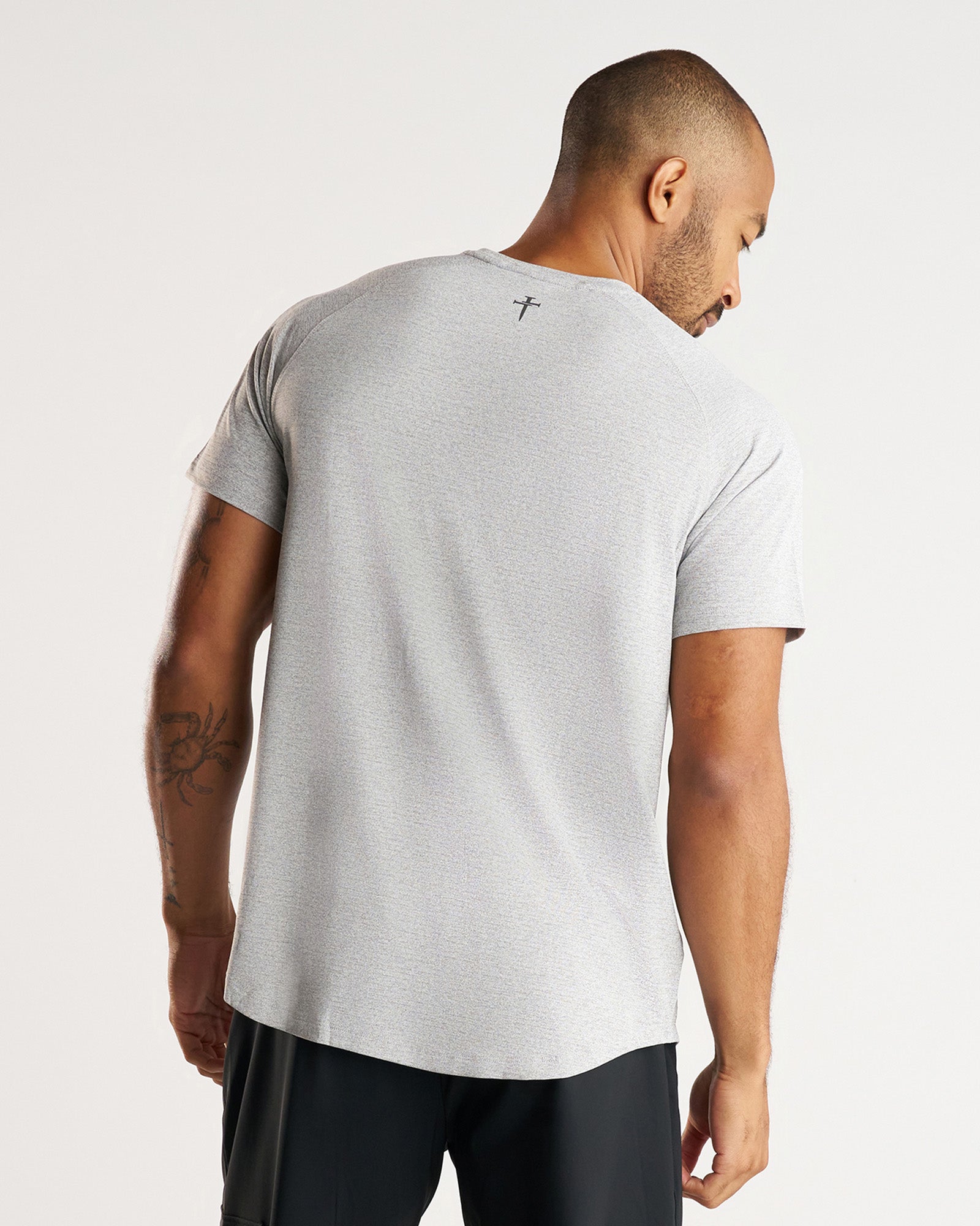 Aion-Lite™ Tee "Three Nails" - Grey Marl