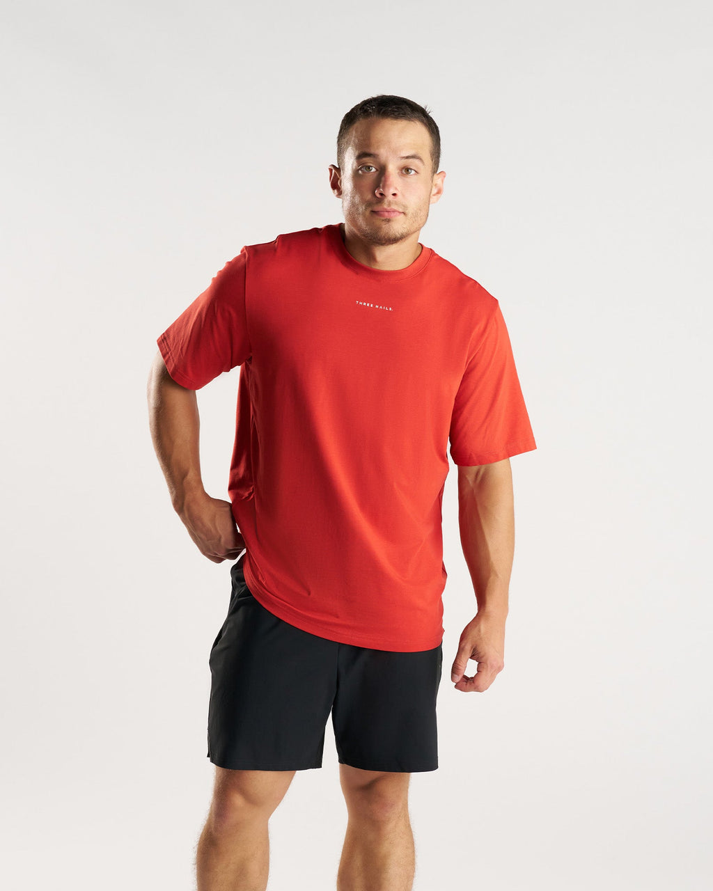 Core Oversized Tee - Red Rock