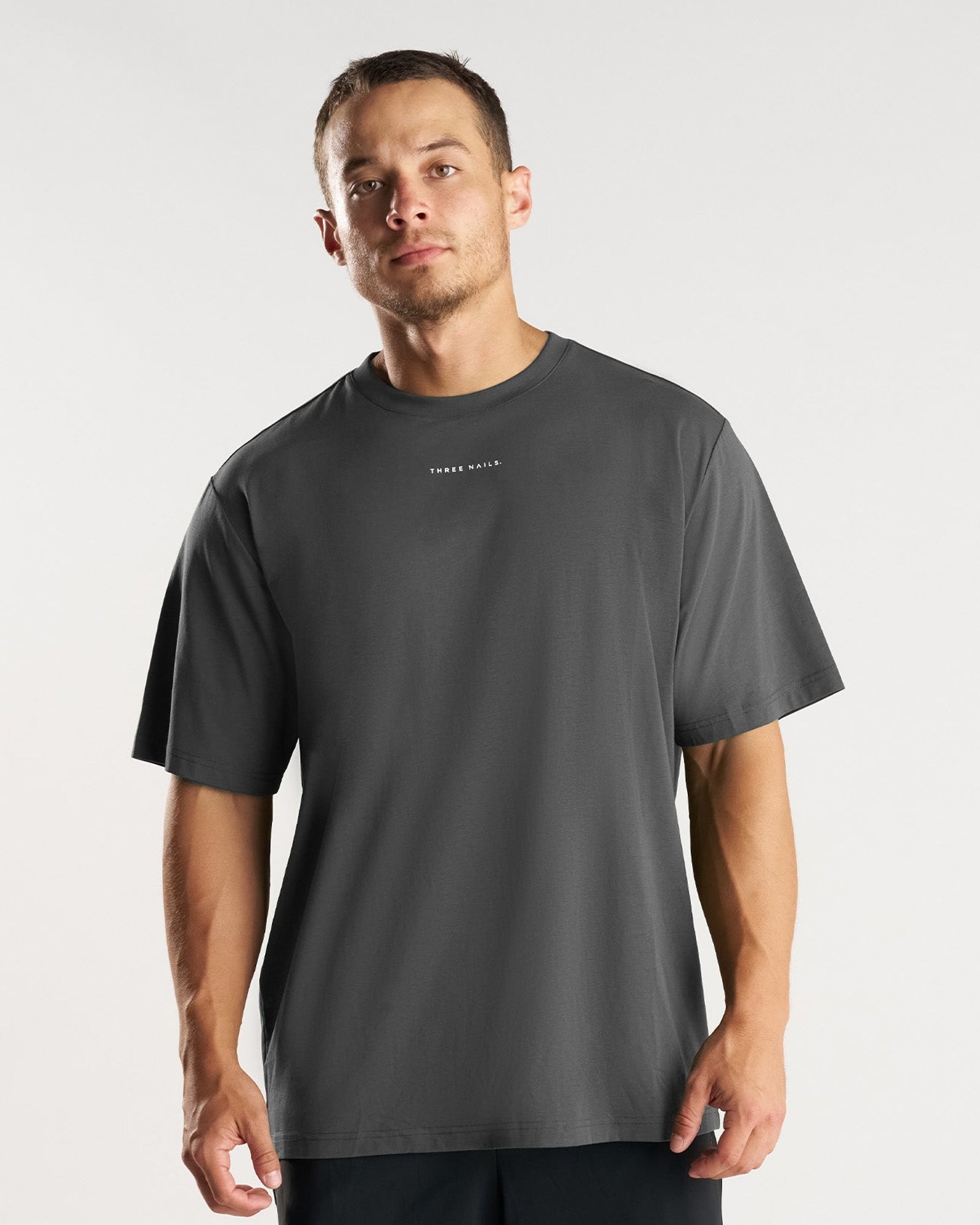 Core Oversized Tee - Space Grey