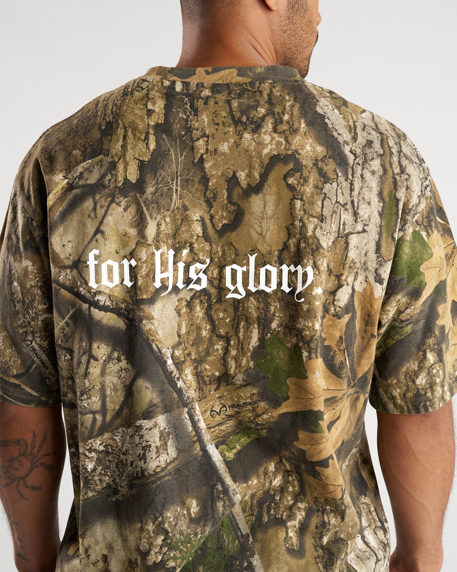 Heavyweight Cotton Oversized Tee “FHG” - Realtree Camo