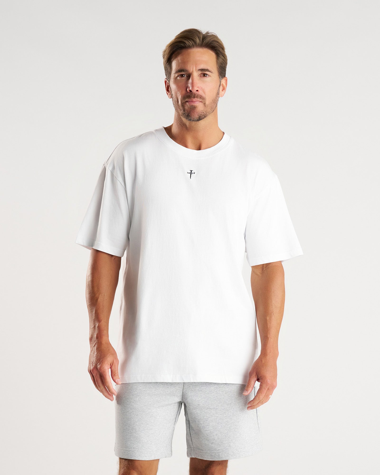 Heavyweight Cotton Oversized Tee - White
