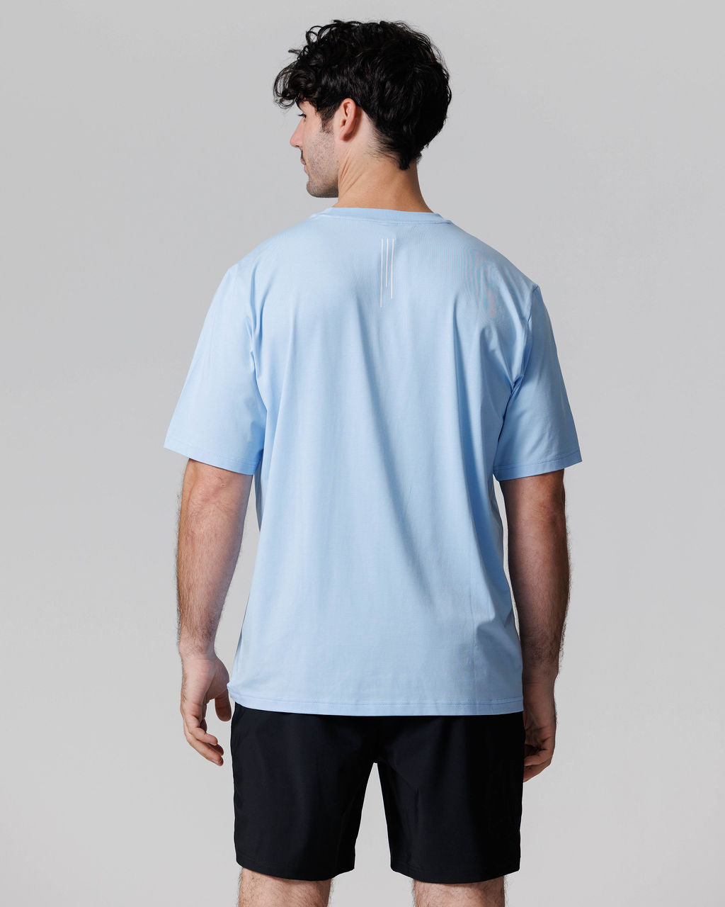 Core Oversized Tee - Sky Blue