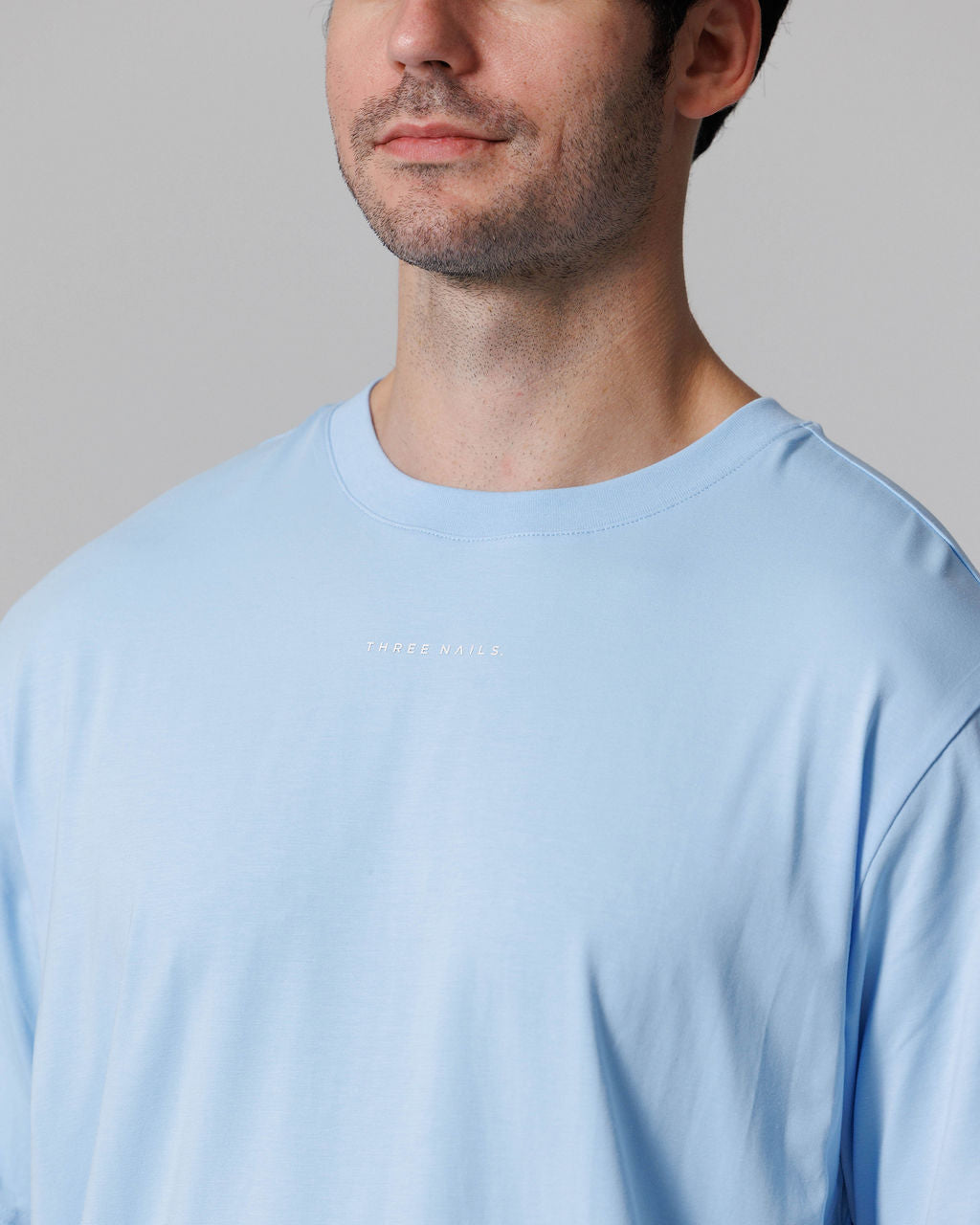 Core Oversized Tee - Sky Blue